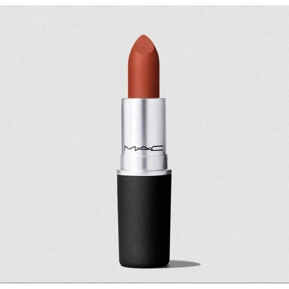 MAC MARRAKESH-MERE #925 Lipstick ~  Intense Orange Brown ~Powder Kiss Matte ~NIB